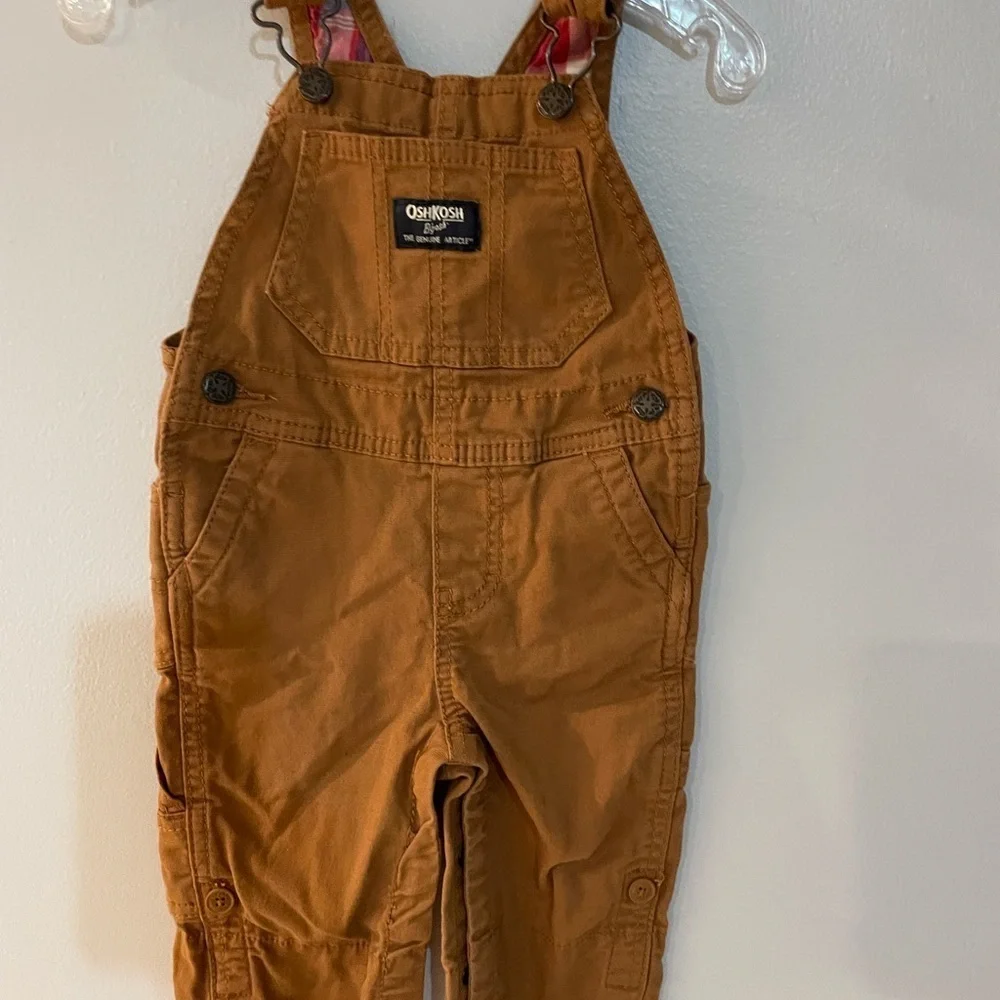 OshKosh B'gosh like carhartt bib  Overalls size 9 months